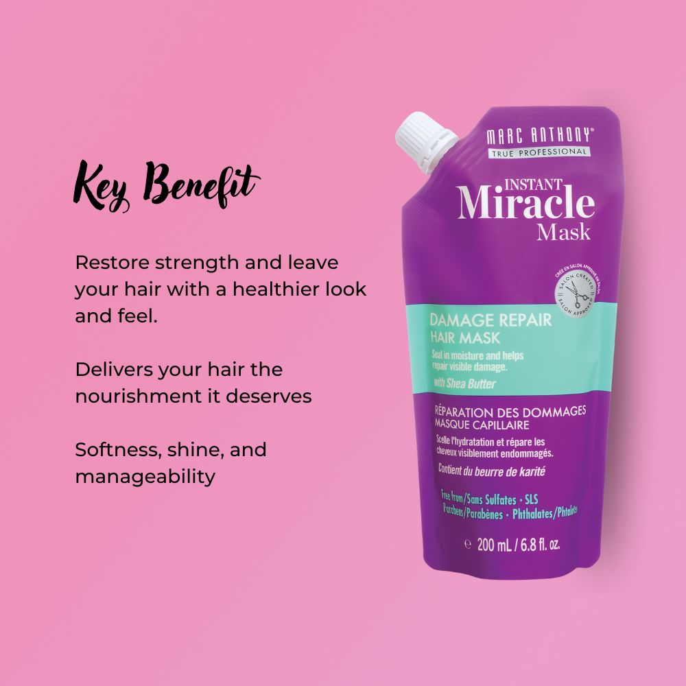 Marc Anthony Instant Miracle Mask Damage Rescue Hair Mask 200ml