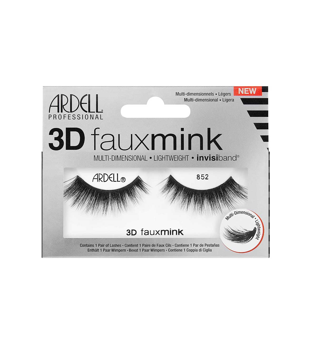 3D FAUX MINK 852 BLACK - 67448