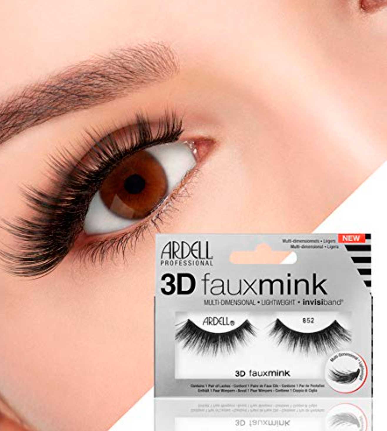 3D FAUX MINK 852 BLACK - 67448