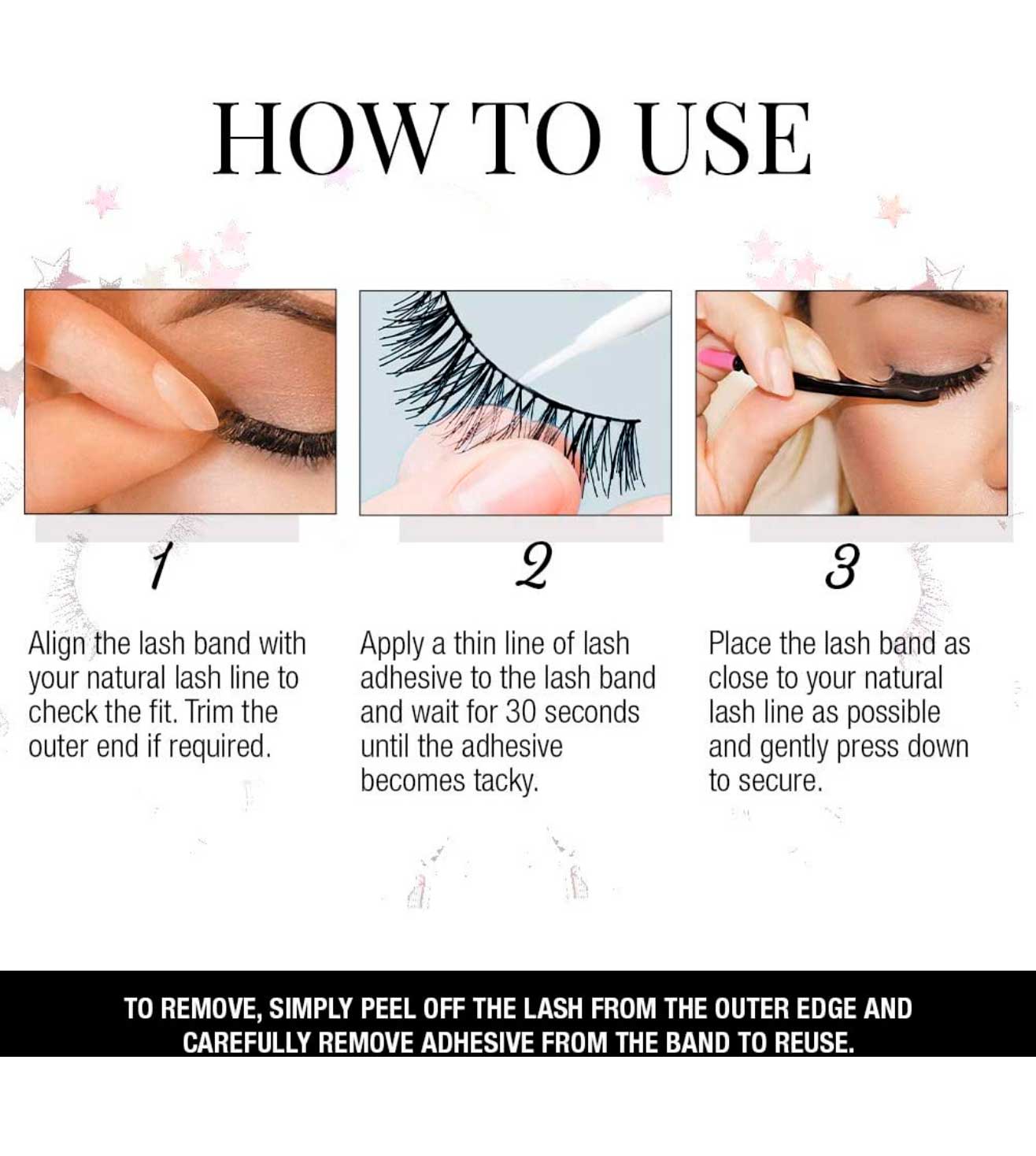 3D FAUX MINK 854 BLACK FALSE EYELASHES -67450