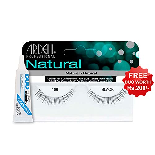 NATURAL STRIP LASHES 108 DEMI FALSE EYELASHES-60810