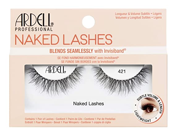 NAKED LASHES 421 BLACK FALSE EYELASHES - 70476