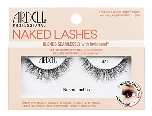 NAKED LASHES 421 BLACK FALSE EYELASHES - 70476