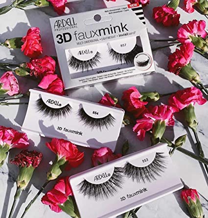 3D FAUX MINK 854 BLACK FALSE EYELASHES -67450
