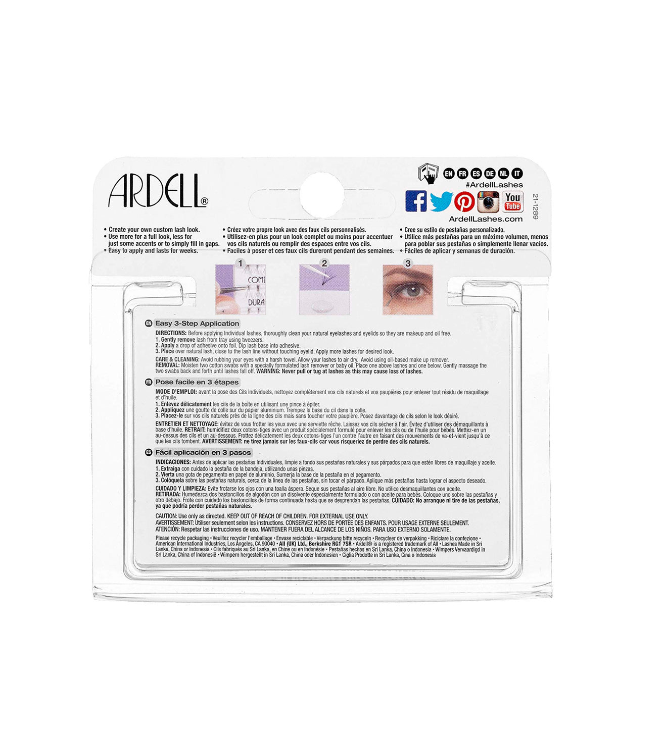 INDIVIDUALS DURALASH MEDIUM BLACK-10210
