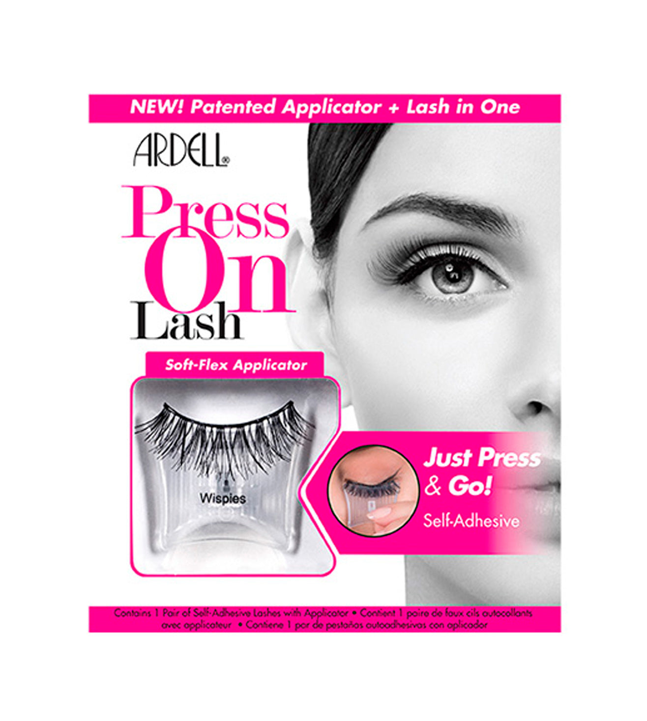 PRESS ON SELF ADHESIVE WISPIES LASH BLACK-52327