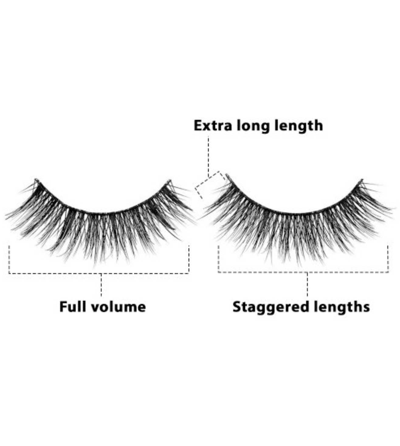 DOUBLE UP LASHES 207 FALSE EYELASHES-61913