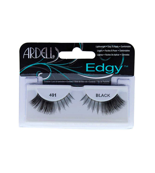 EDGY LASHES-401 BLACK FALSE EYELASHES-61821