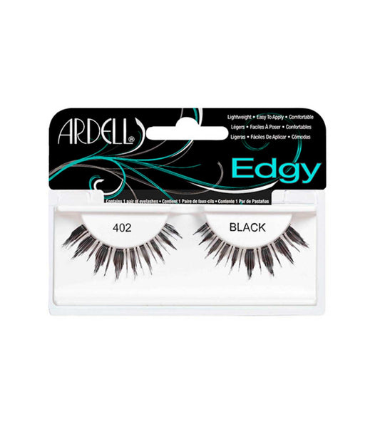 EDGY LASHES-402 BLACK FALSE EYELASHES-61822