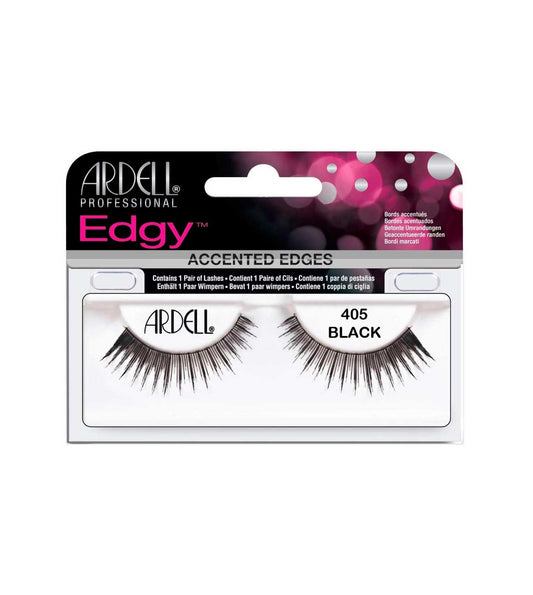 EDGY LASHES-405 BLACK FALSE EYELASHES-61825