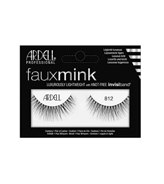 FAUX MINK 812 BLACK FALSE EYELASHES- 65736