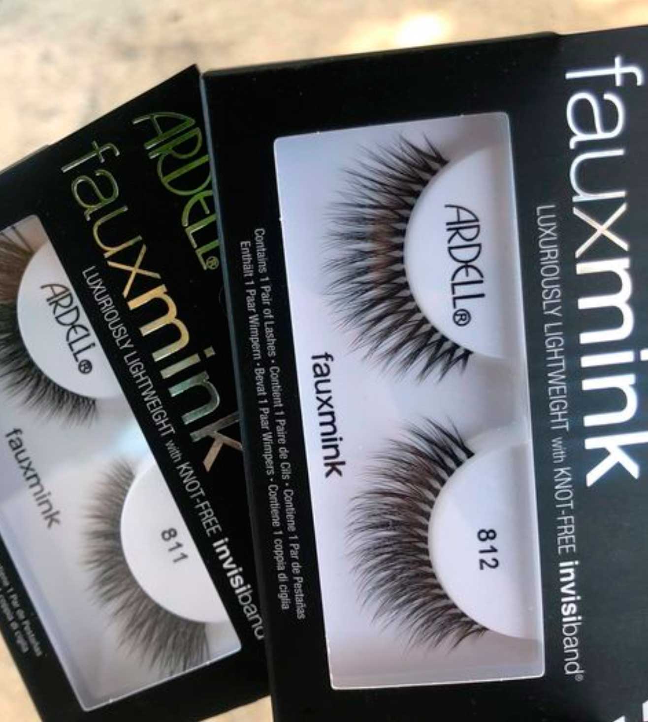 FAUX MINK 812 BLACK FALSE EYELASHES- 65736