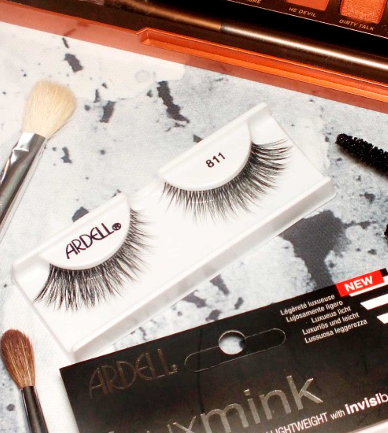 FAUX MINK EYELASH 811 BLACK FALSE EYELASHES-65735