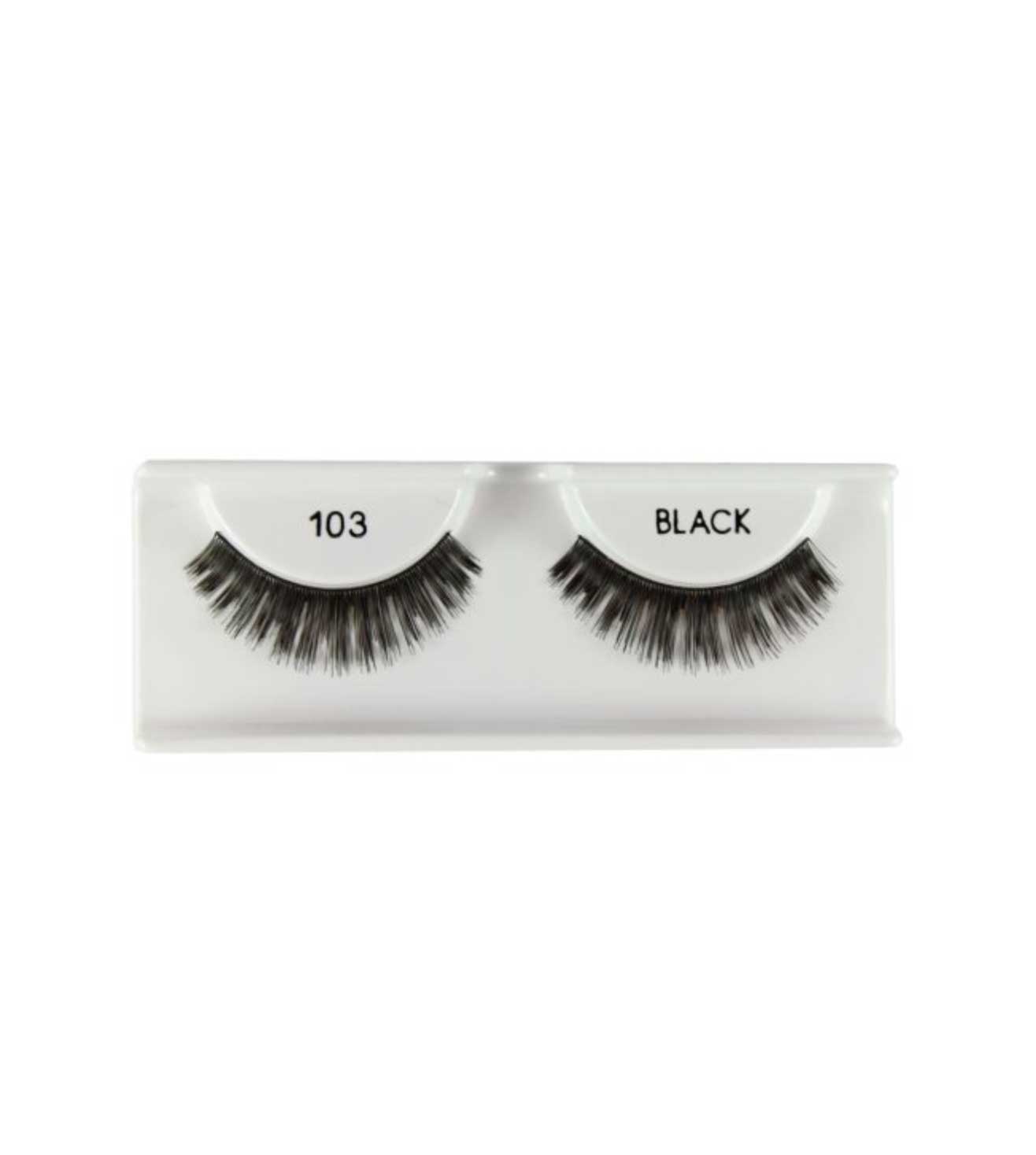 GLAMOUR LASH 103 BLACK FALSE EYELASHES-60310