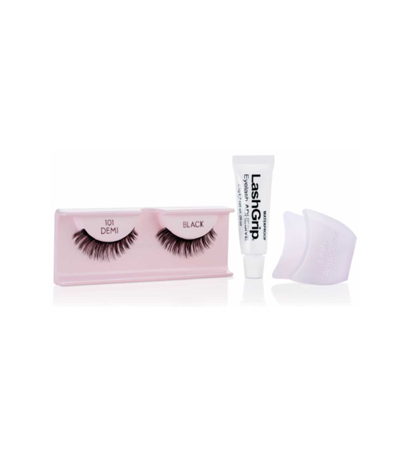GLAMOUR STARTER KIT 101 BLACK FALSE EYELASHES-60082