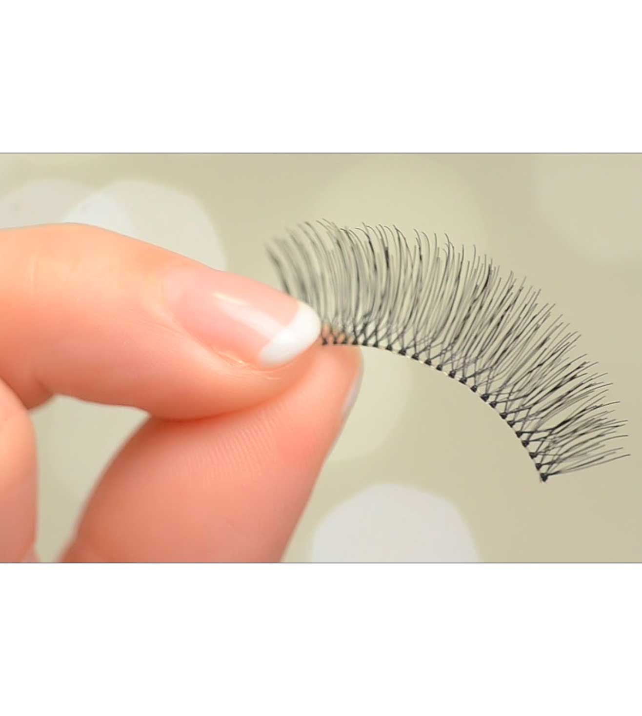 GLAMOUR STARTER KIT 105 BLACK FALSE EYELASHES-60083