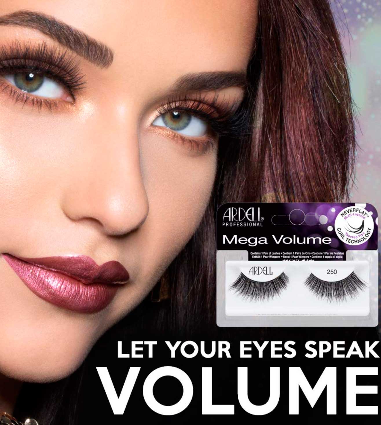 MEGA VOLUME 250 FALSE EYELASHES-65848