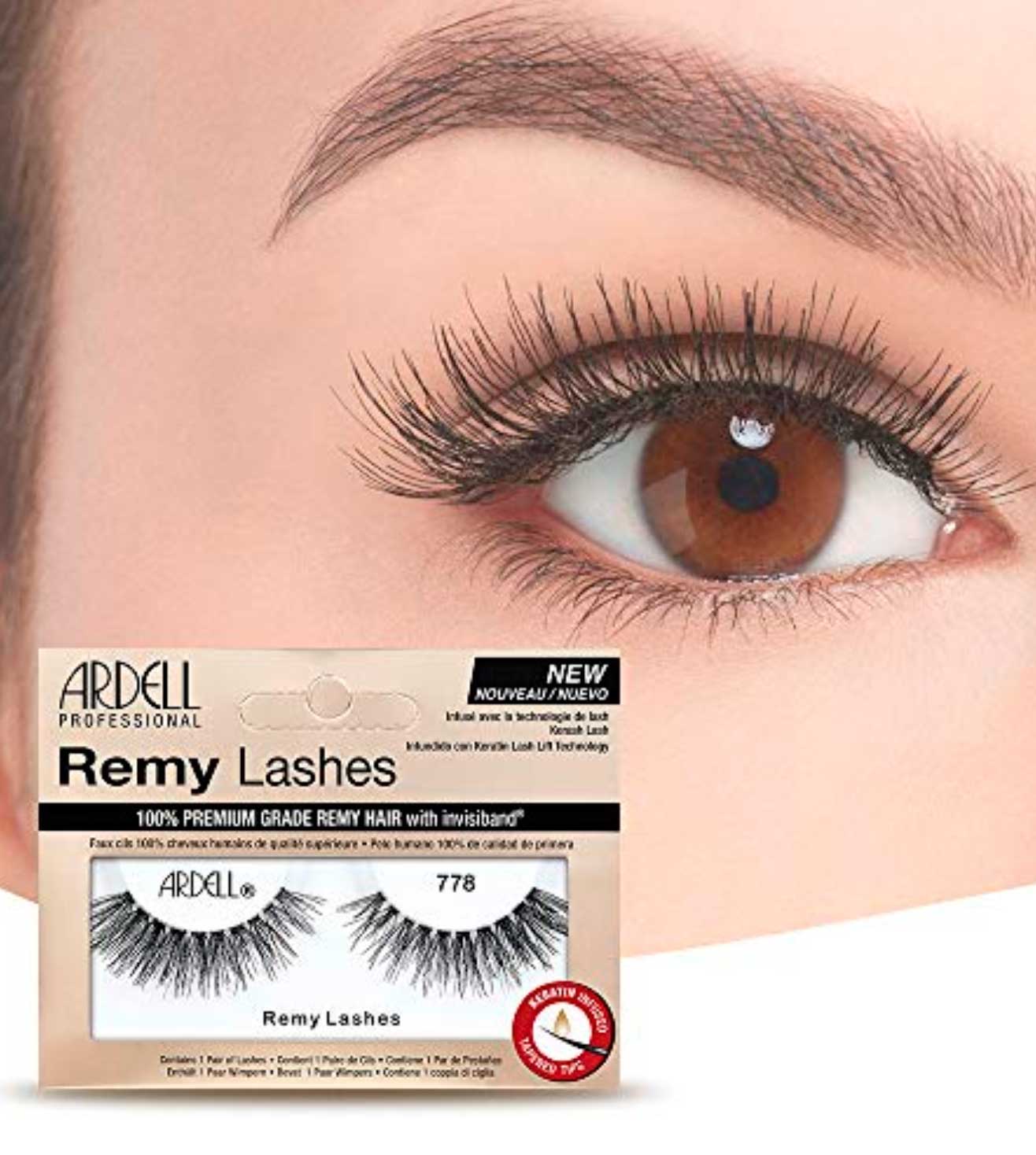 REMY LASHES 778 BLACK FALSE EYELASHES-67433