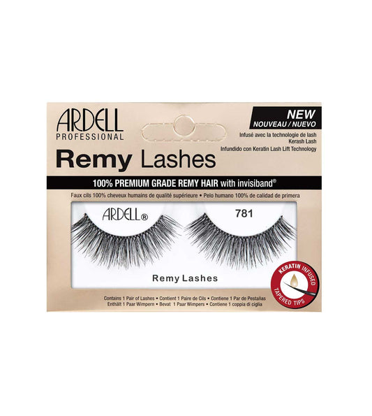 REMY LASHES 781 BLACK FALSE EYELASHES-67436