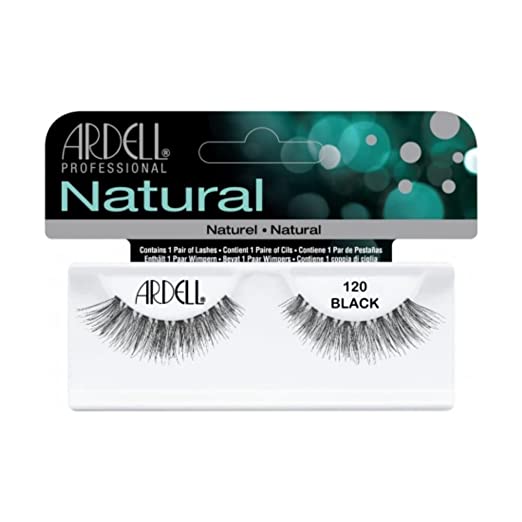 NATURAL STRIP LASHES 120 DEMI BLACK FALSE EYELASHES-62010