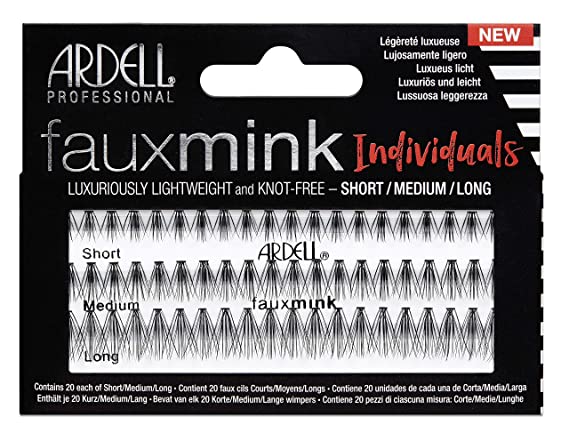 FAUX MINK INDIVIDUALS  COMBO FALSE EYELASHES-60064