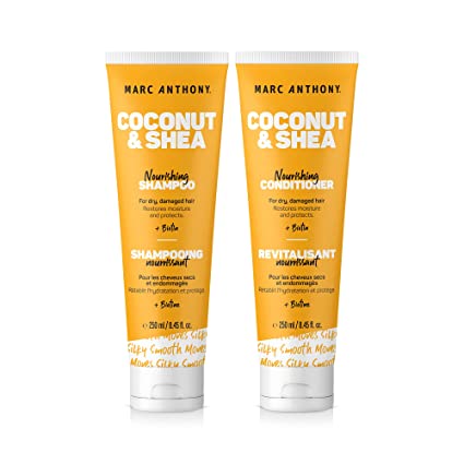 Marc Anthony Hydrating Coconut Oil & Shea Butter Sulfate Free Shampoo & Conditioner (Combo Pack)