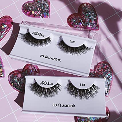 3D FAUX MINK 858 BLACK FALSE EYELASHES -70481