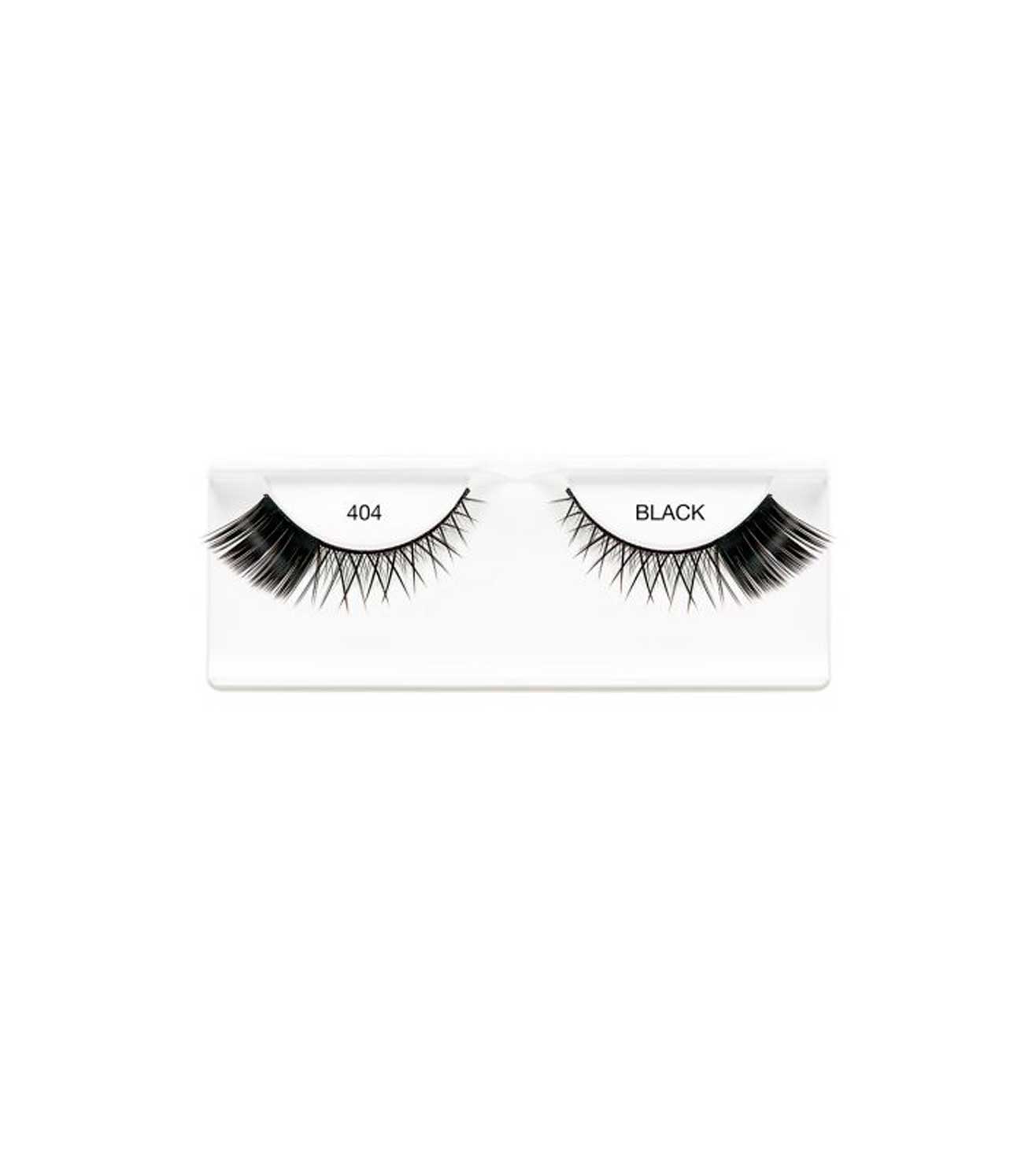 EDGY LASHES-404 BLACK FALSE EYELASHES -61824