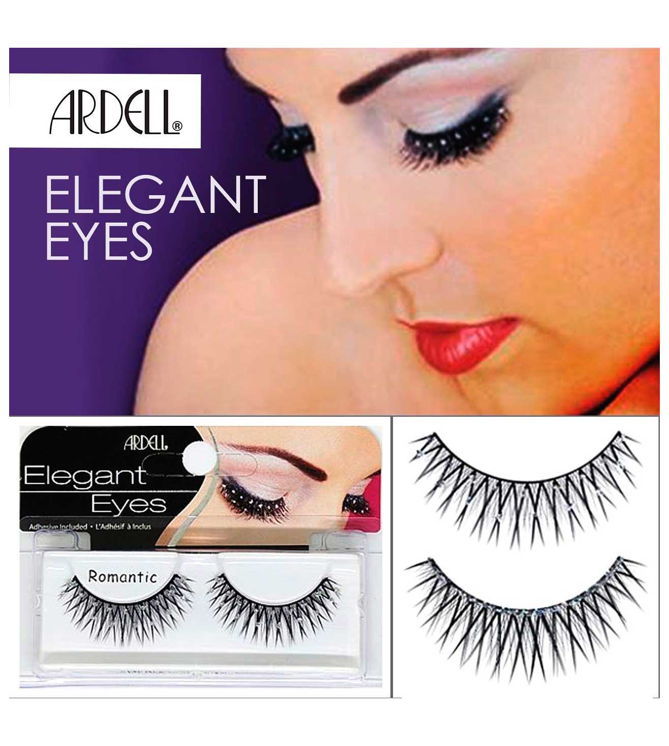 ELEGANT EYES GLITTER ROMANTIC FALSE EYELASHES-62017