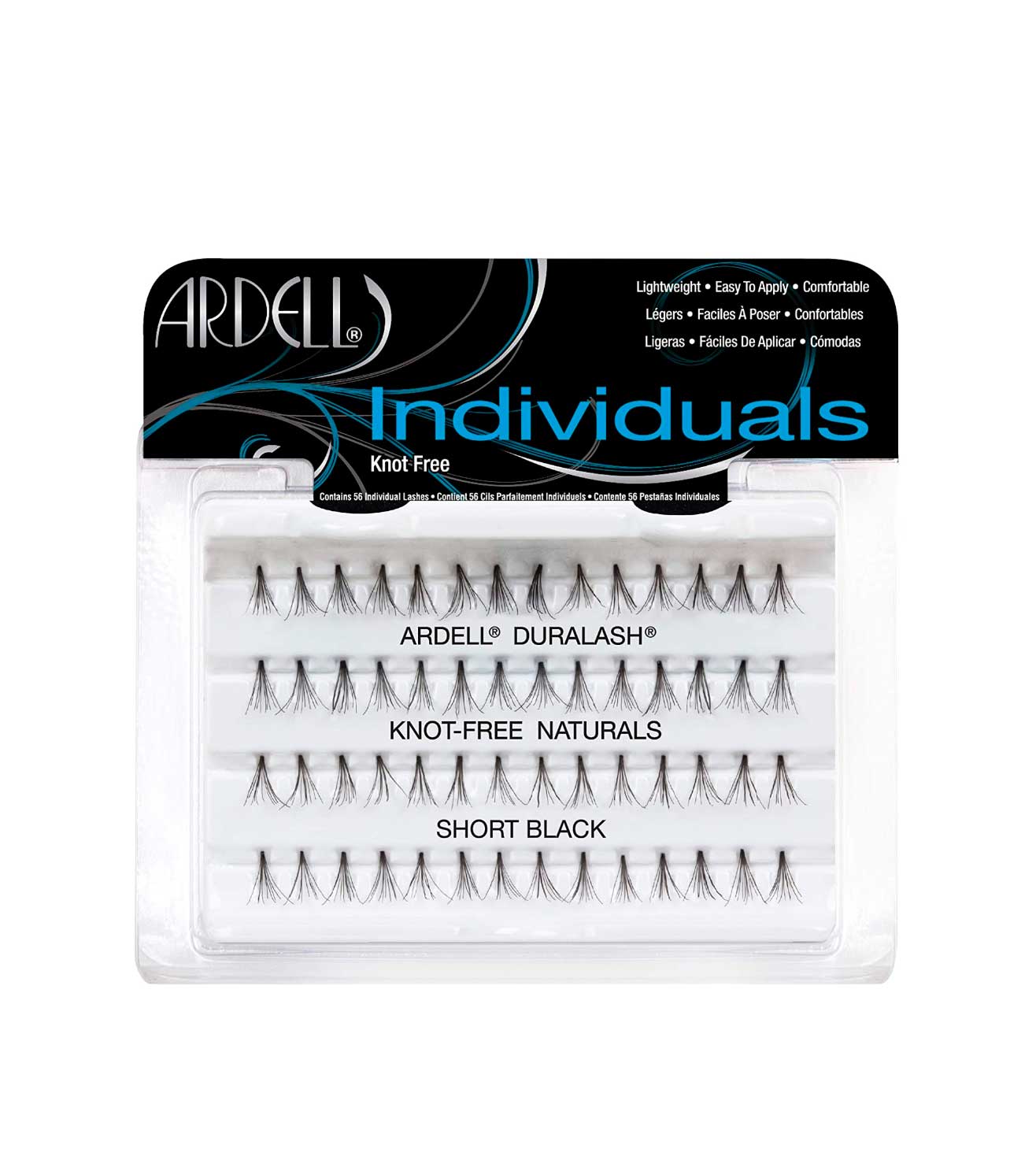 INDIVIDUAL KNOT FREE NATURAL SHORT BLACK - 40710