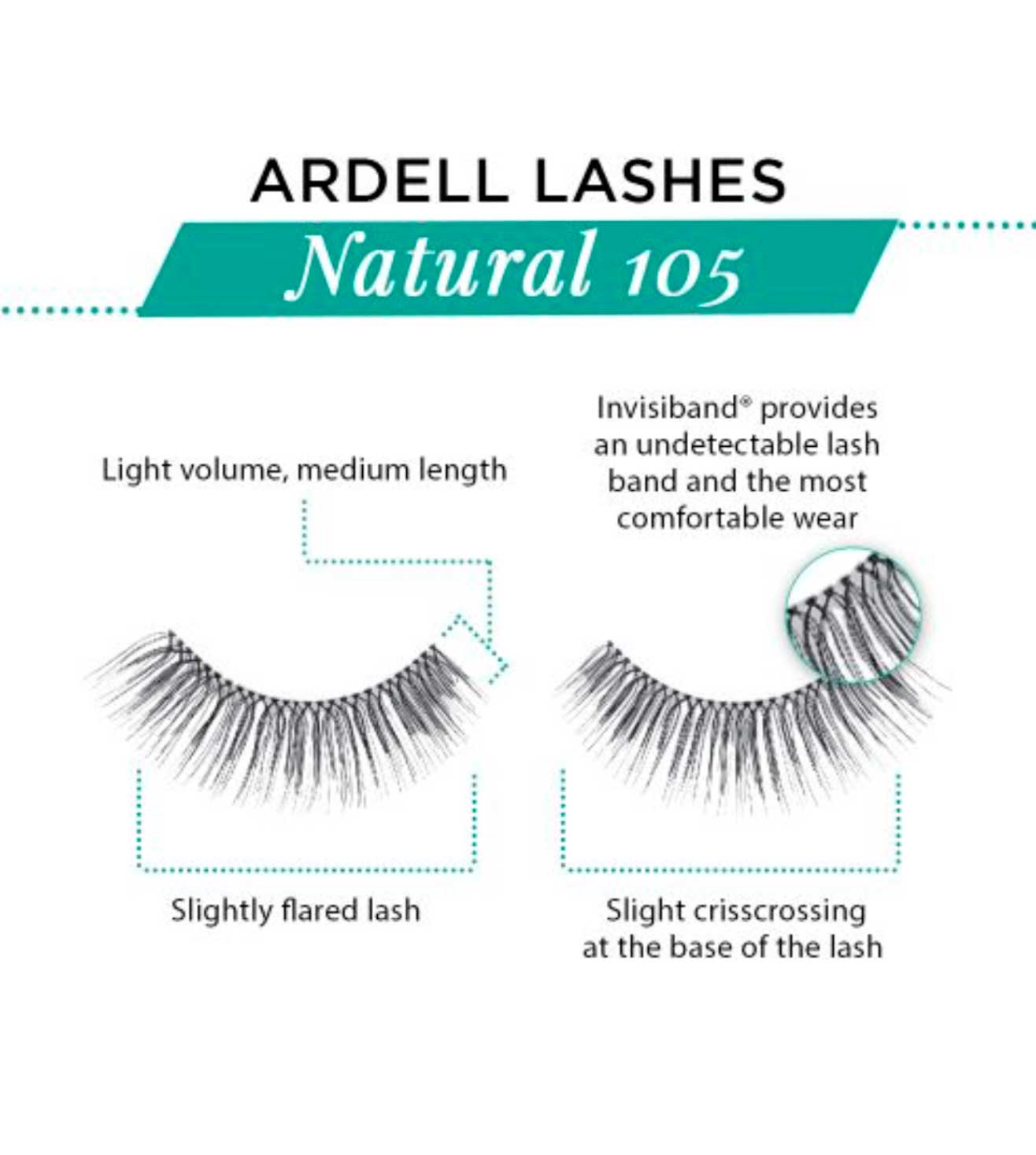 NATURAL 5 PACK LASHES 105-61568