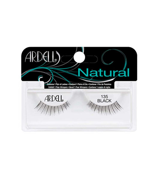 NATURAL STRIP LASHES 135 BLACK-61350
