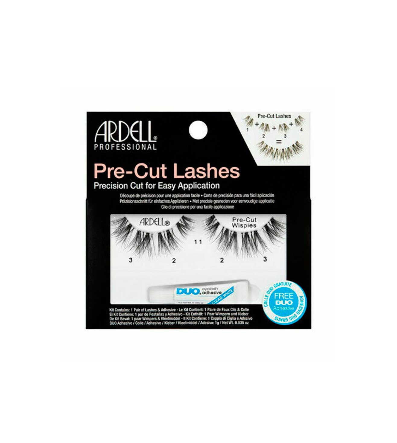 PRE-CUT LASHES-DEMI WISPIES FALSE EYELASHES-67462