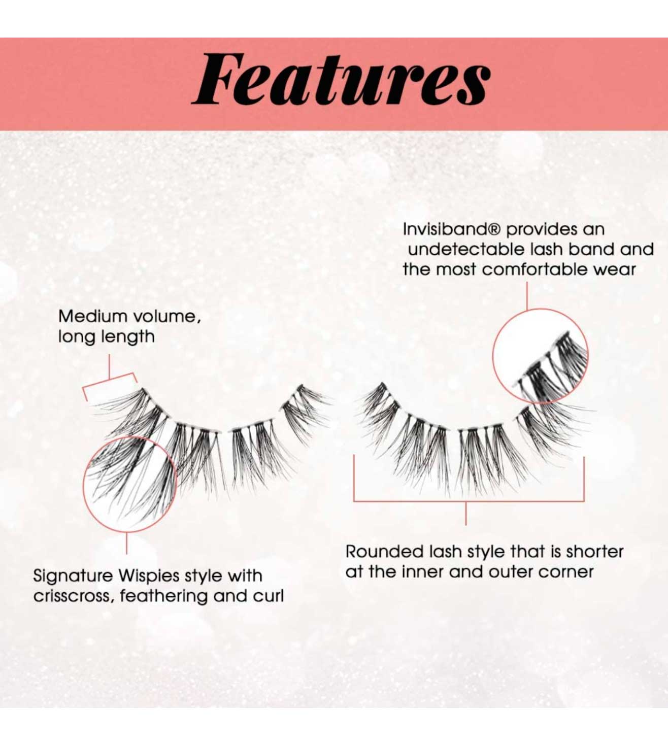 PRE-CUT LASHES-DEMI WISPIES FALSE EYELASHES-67462